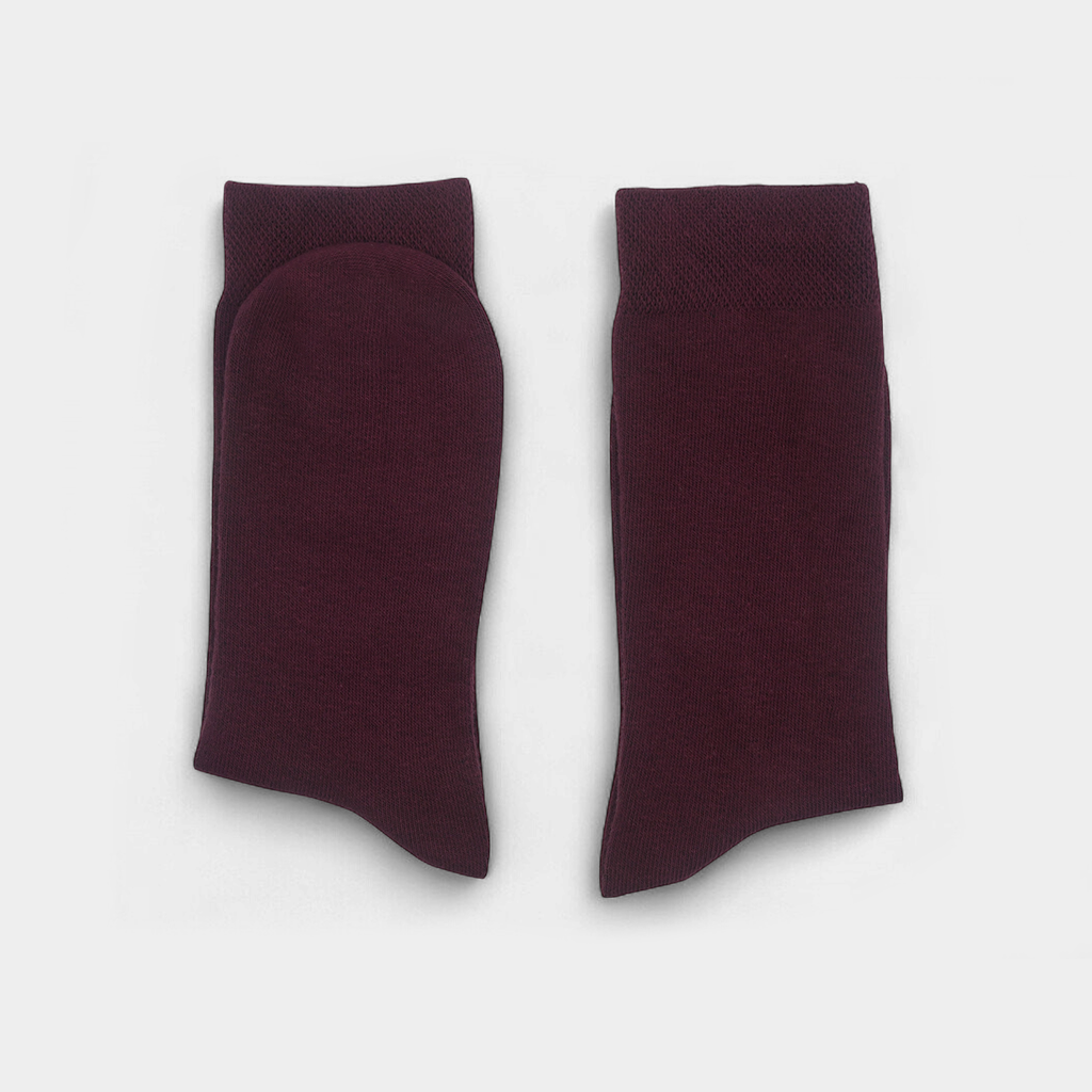 Men's Cotton Plain Crew Socks Pack of 3