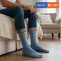 Men's Cotton Plain Crew Socks Pack of 3