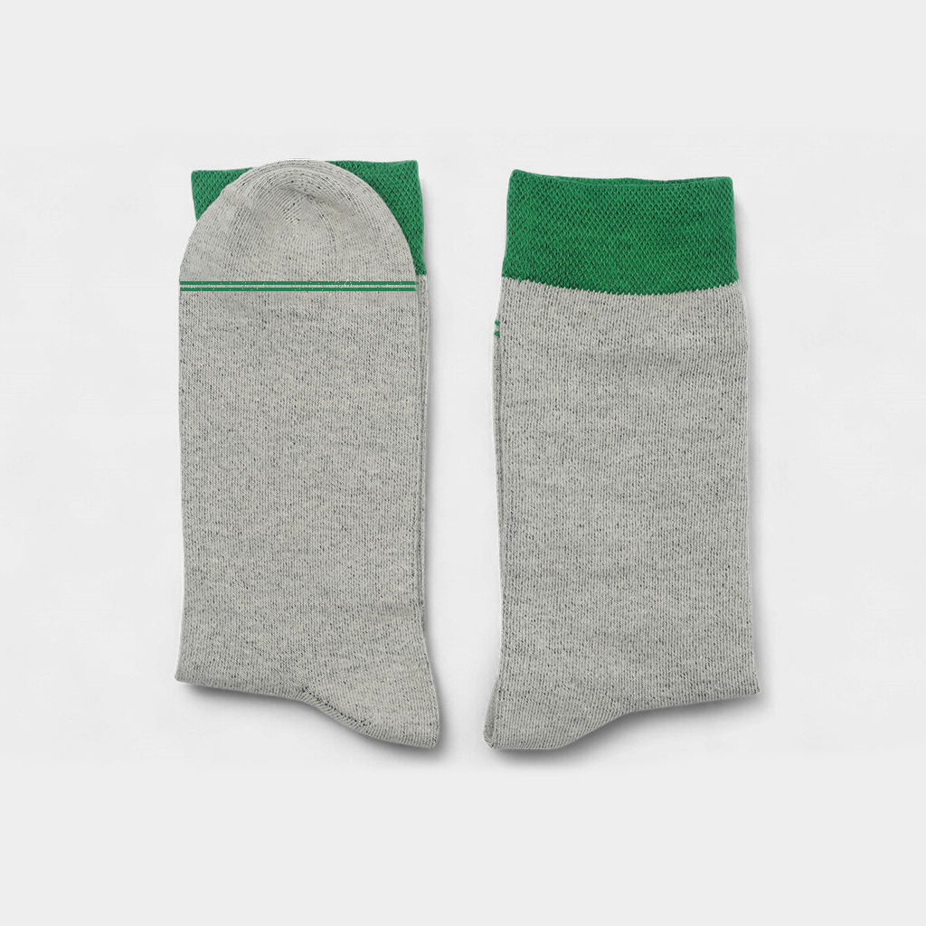 Men's Cotton Cuff Socks Acru Pack of 6