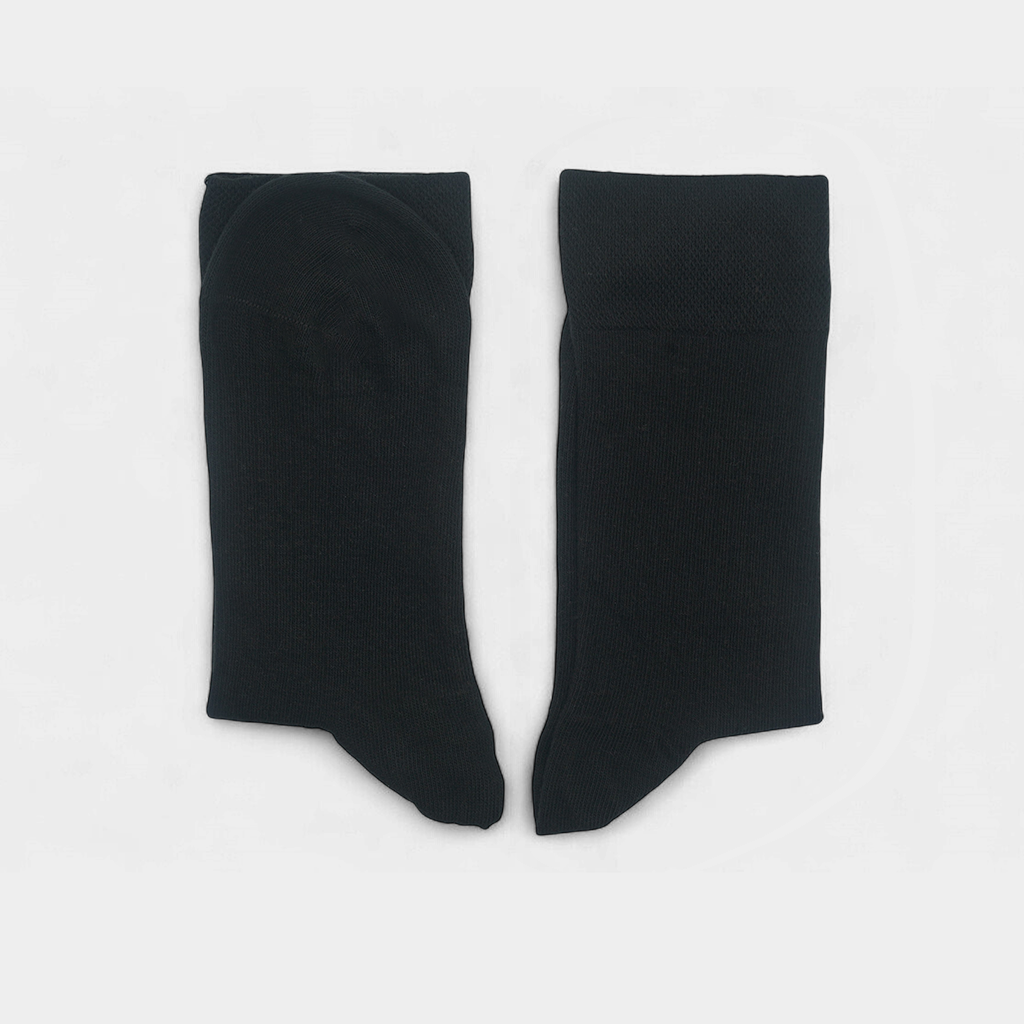 Men's Cotton Ribbed Crew Socks Pack of 12