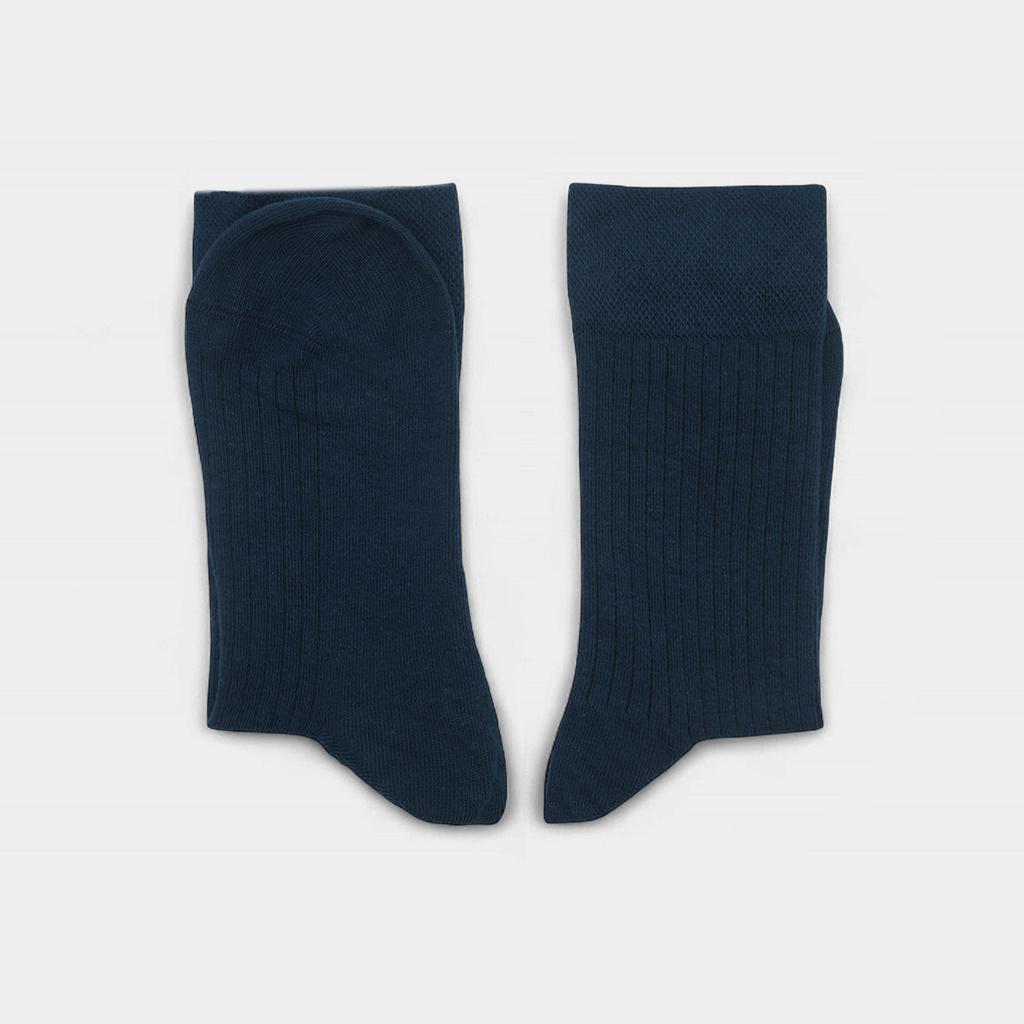 Men's Cotton Ribbed Crew Socks Pack of 12