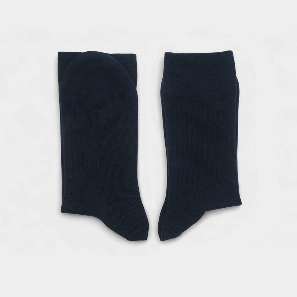 Men's Cotton Ribbed Crew Socks Pack of 3