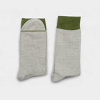 Men's Cotton Cuff Socks Acru Pack of 9
