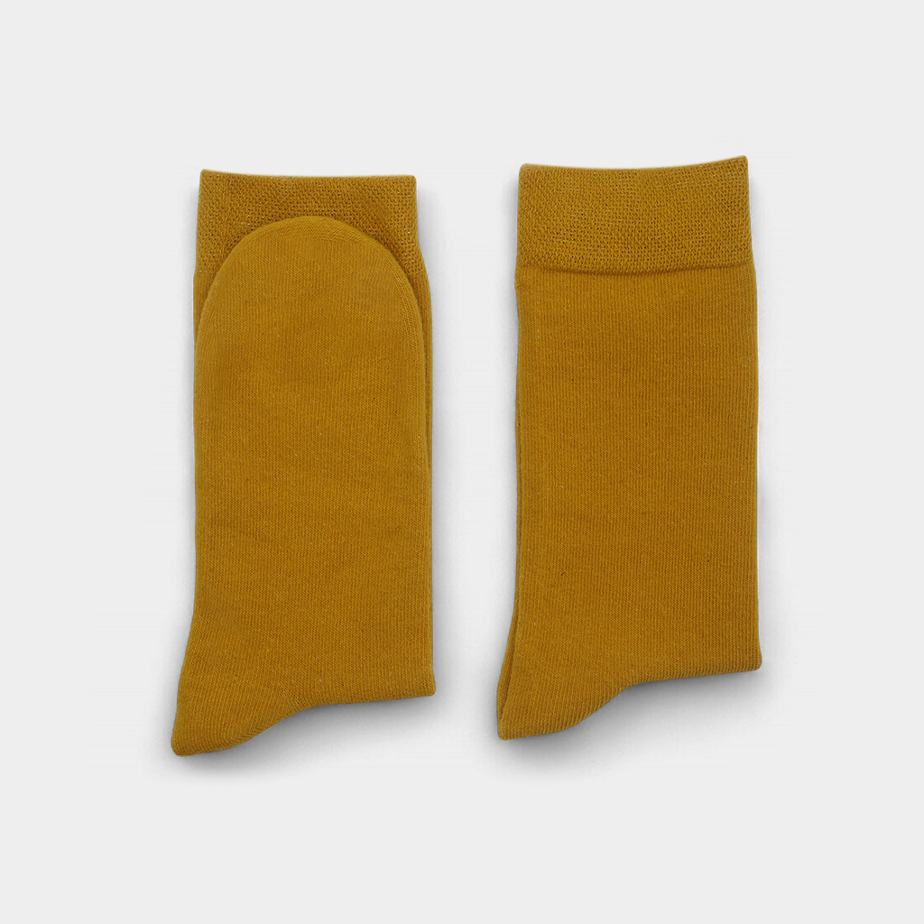 Men's Cotton Plain Crew Socks Pack of 9