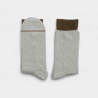 Men's Cotton Cuff Socks Acru Pack of 12