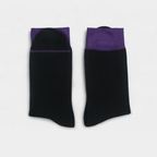 Men's Cotton Cuff Socks Black Pack of 12