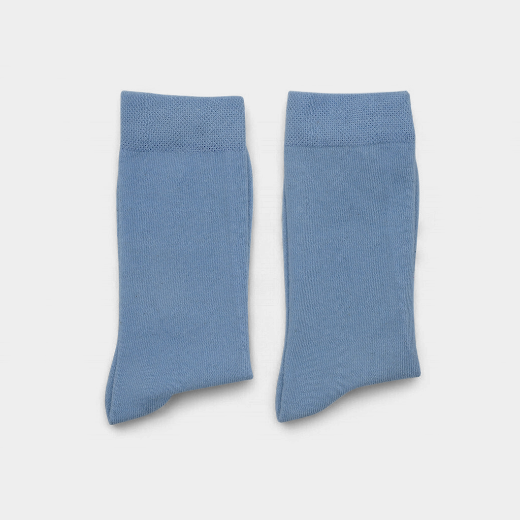 Men's Cotton Plain Crew Socks Pack of 12