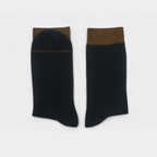 Men's Cotton Cuff Socks Black Pack of 12
