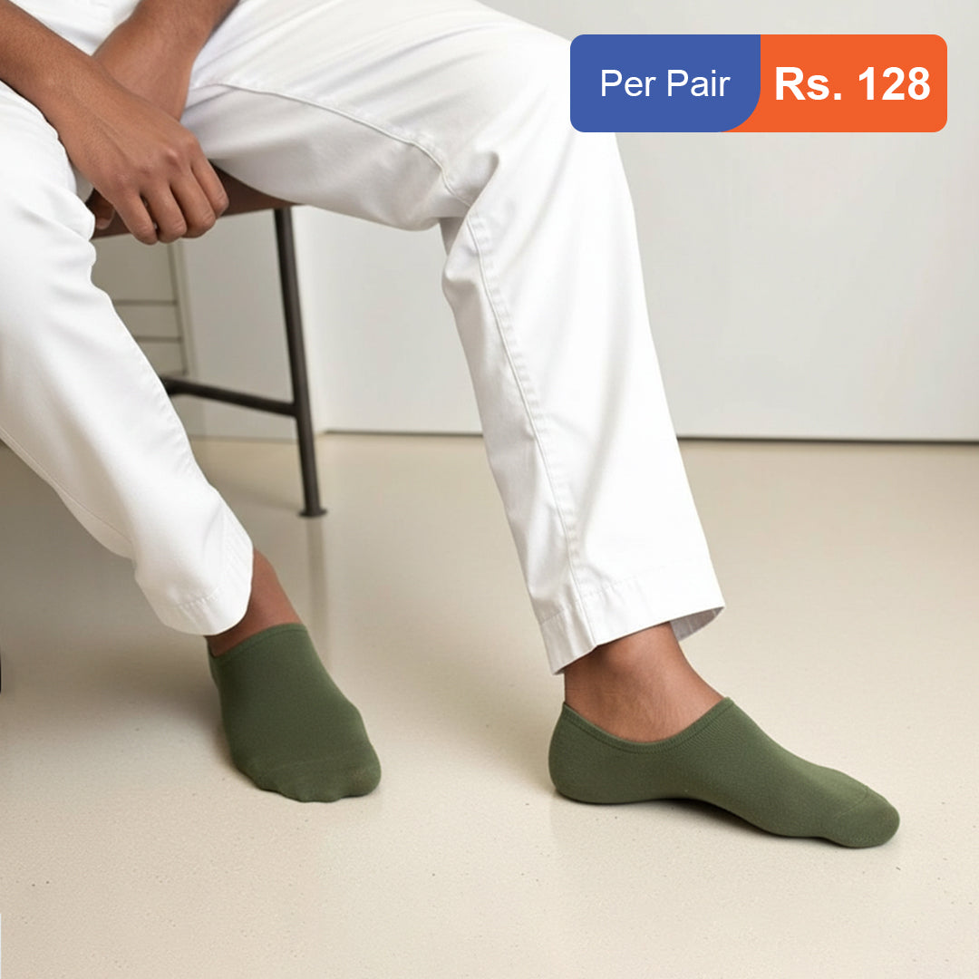 Men's Cotton Ankle Socks Pack of 18
