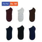 Men's Cotton Ankle Socks Pack of 6
