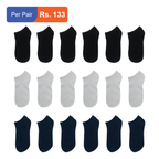 Men's Cotton Ankle Socks Pack of 18