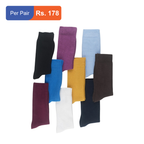 Men's Cotton Plain Crew Socks Pack of 9