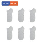 Men's Cotton Ankle Socks Pack of 6