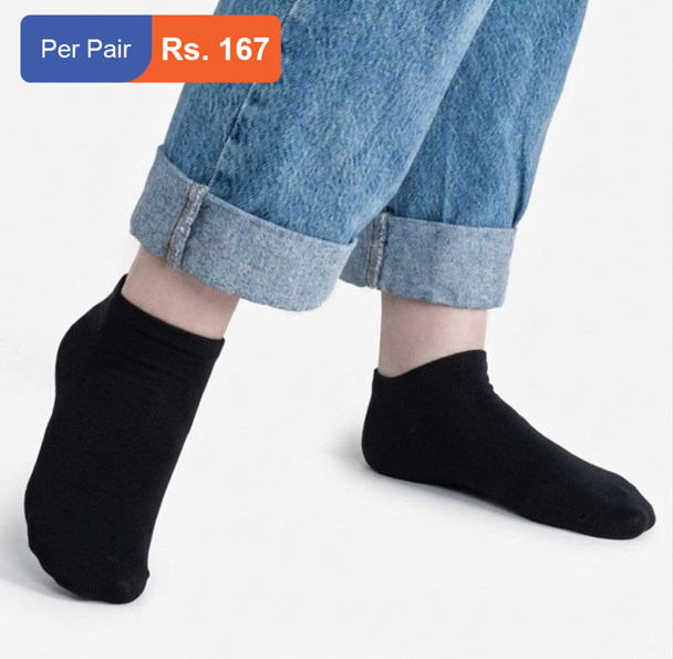 Men's Cotton Ankle Socks Pack of 6