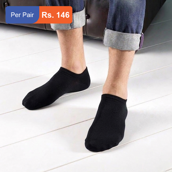 Men's Cotton Ankle Socks Pack of 12